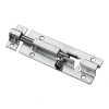 The manufacturer wholesals stainless steel square exposed 2-12 extended anti-theft door and window latches with square exposed bolts in the middle of the door Item Picture